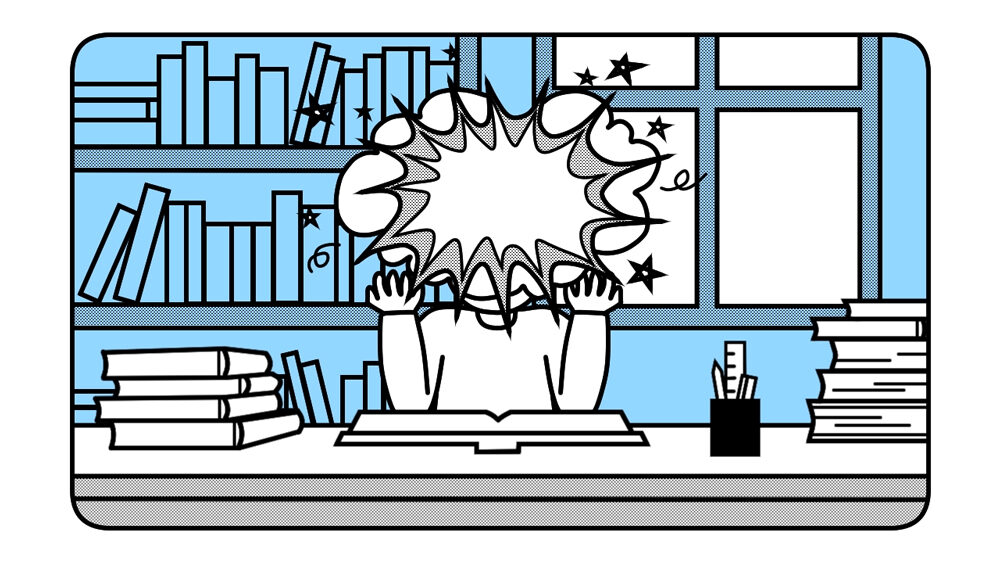 Shot of the boy's head exploding.